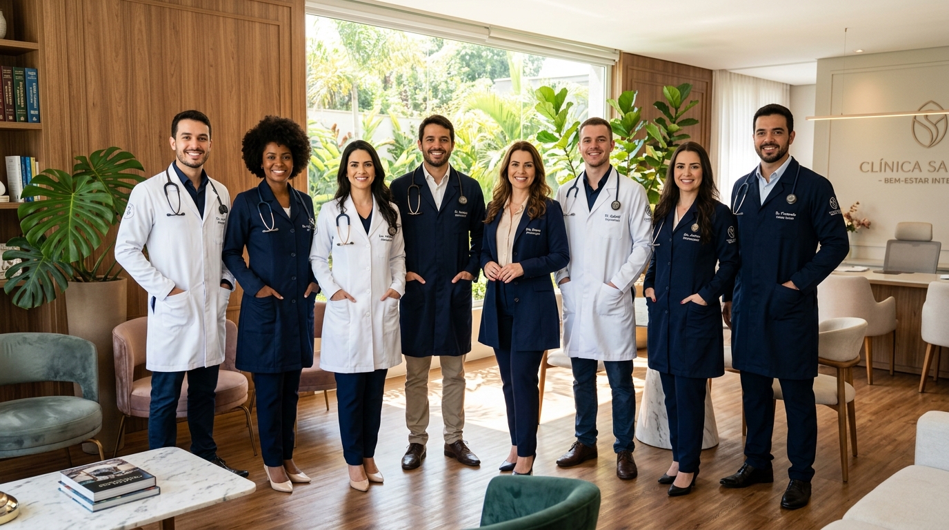 Equipe Multidisciplinar Realista - Clínica Reconstruindo Vidas